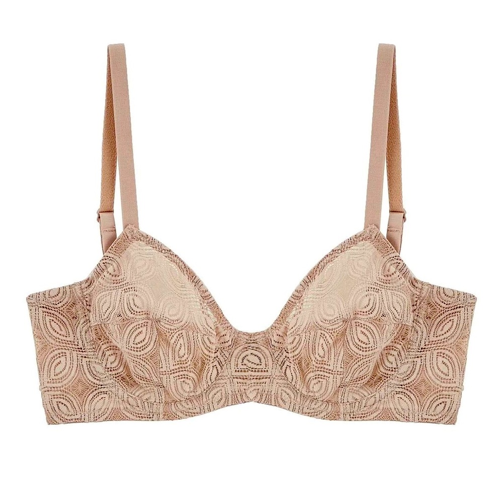 ELSE Nude Mariposa Underwire Full Cup Bra 34DD| NWT
